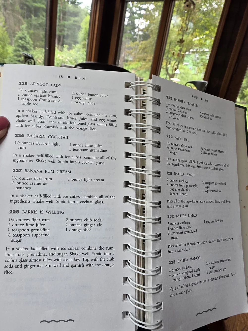 The Bartender's Bible — by Gary Regan Hard Cover Spiral Bound